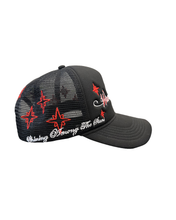 Load image into Gallery viewer, SHINING AMONG THE STARS TRUCKER (BLACK)
