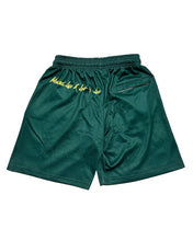 Load image into Gallery viewer, GREEN &quot;WLXL4L&quot; BASKETBALL SHORTS
