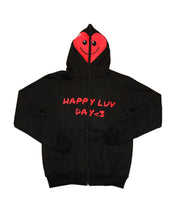 Load image into Gallery viewer, HAPPY LUV DAY FULL-ZIP HOODIE
