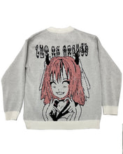 Load image into Gallery viewer, LUV IS WICKED KNITTED SWEATER (WHITE)
